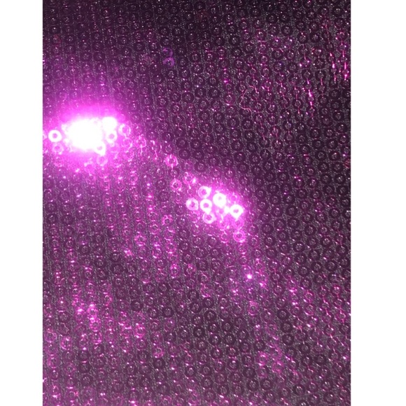 Purple shimmering mini skirt - Picture 3 of 4